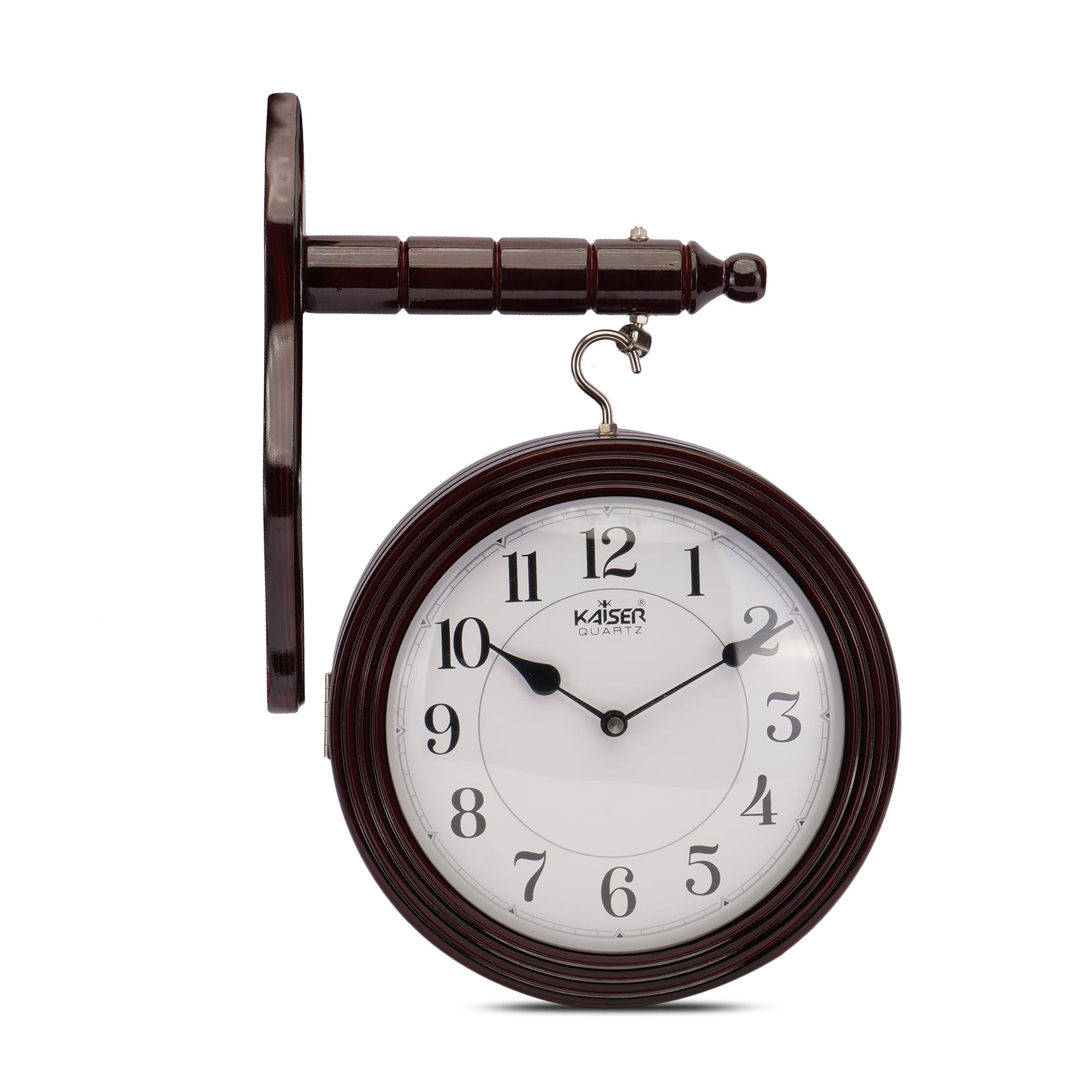 Buy KAISER 15 Inch Quartz Dual Wall Clock - Soft Ticking